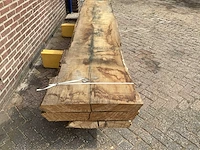 Europees eiken - 2018 gezaagd 290 x 770 x 3800 mm - schaaldeel (3x) - afbeelding 4 van  6