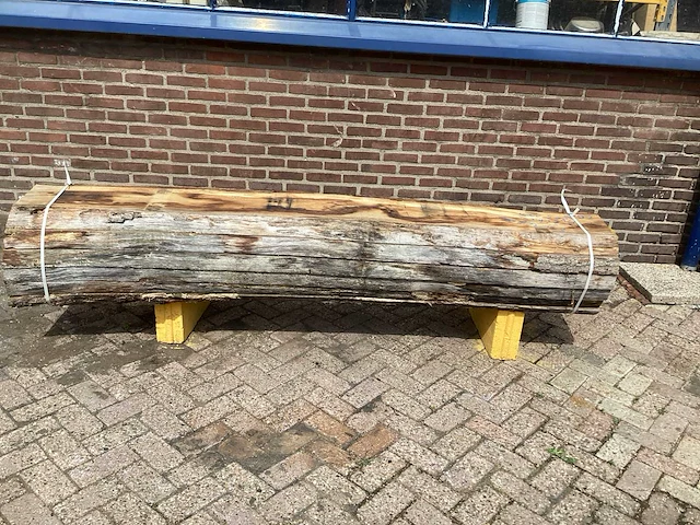 Europees eiken - 2018 gezaagd 400 x 540 x 2460 mm - schaaldeel (6x) - afbeelding 2 van  6