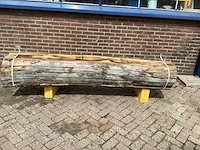 Europees eiken - 2018 gezaagd 400 x 540 x 2460 mm - schaaldeel (6x) - afbeelding 2 van  6