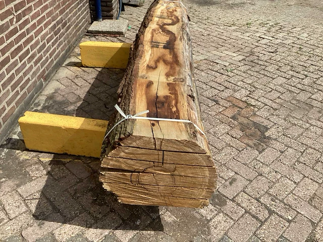 Europees eiken - 2018 gezaagd 400 x 540 x 2460 mm - schaaldeel (6x) - afbeelding 4 van  6