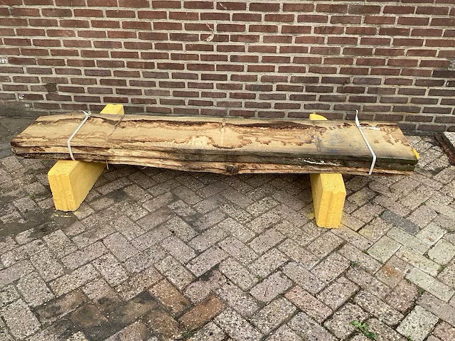Europees eiken - 2019 gezaagd 140 x 440 x 2200 mm - schaaldeel (4x) - afbeelding 2 van  6