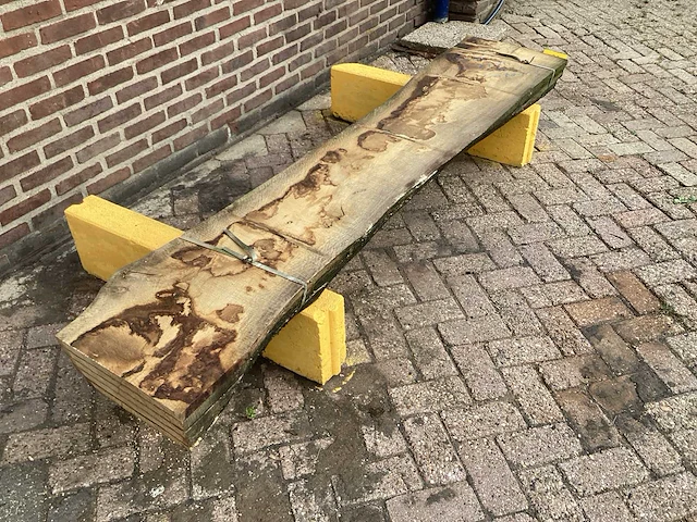 Europees eiken - 2019 gezaagd 150 x 470 x 2330 mm - schaaldeel (5x) - afbeelding 3 van  6