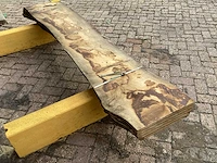Europees eiken - 2019 gezaagd 150 x 470 x 2330 mm - schaaldeel (5x) - afbeelding 5 van  6