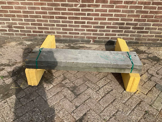 Europees eiken - gezaagd 120 x 300 x 1360 mm - schaaldeel (2x) - afbeelding 2 van  6