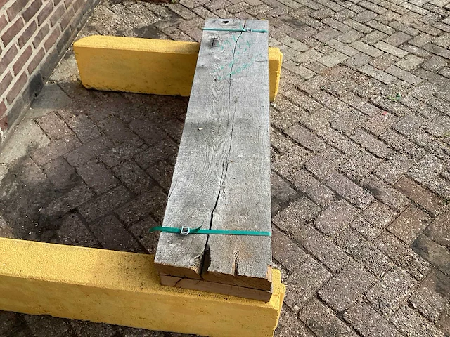 Europees eiken - gezaagd 120 x 300 x 1360 mm - schaaldeel (2x) - afbeelding 4 van  6