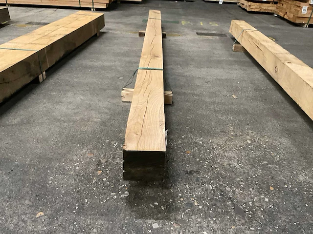 Europees eiken balk geschaafd 150x150 mm - afbeelding 2 van  5