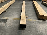 Europees eiken balk geschaafd 150x150 mm - afbeelding 4 van  5