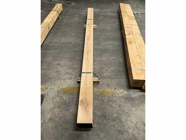 Europees eiken balk geschaafd 150x150 mm - afbeelding 5 van  5