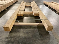 Europees eiken balken 100x100 mm en 125x125 mm (6x) - afbeelding 2 van  5