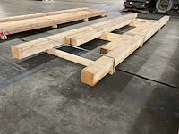 Europees eiken balken 100x100 mm en 125x125 mm (6x) - afbeelding 3 van  5