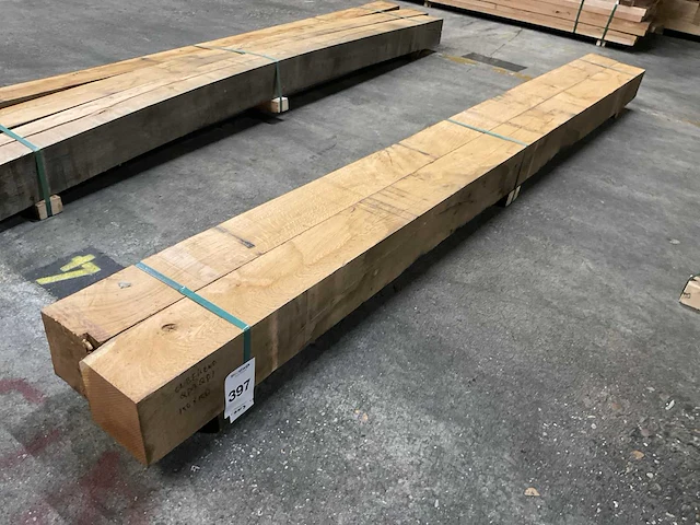 Europees eiken balken 150x150 mm (2x) - afbeelding 1 van  5