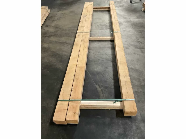 Europees eiken balken 150x150 mm (3x) - afbeelding 5 van  5
