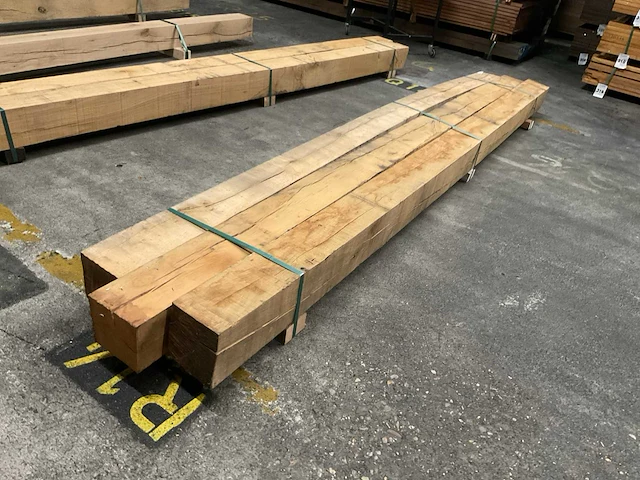 Europees eiken balken 150x150 mm (3x) - afbeelding 3 van  6