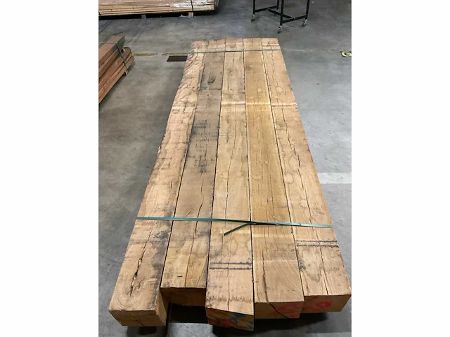 Europees eiken balken 200x200 mm (5x) - afbeelding 5 van  5