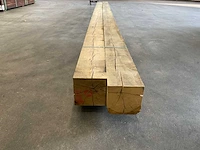 Europees eiken balken 250x250 mm (2x) - afbeelding 2 van  5