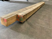 Europees eiken balken 250x250 mm (2x) - afbeelding 3 van  5