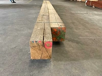 Europees eiken balken 250x250 mm (2x) - afbeelding 4 van  5