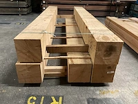 Europees eiken balken 250x250 mm (5x) - afbeelding 2 van  5