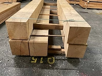 Europees eiken balken 250x250 mm (5x) - afbeelding 4 van  5