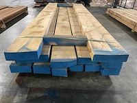Europees eiken balken 80 mm ca. 0,713 m³ - afbeelding 4 van  5