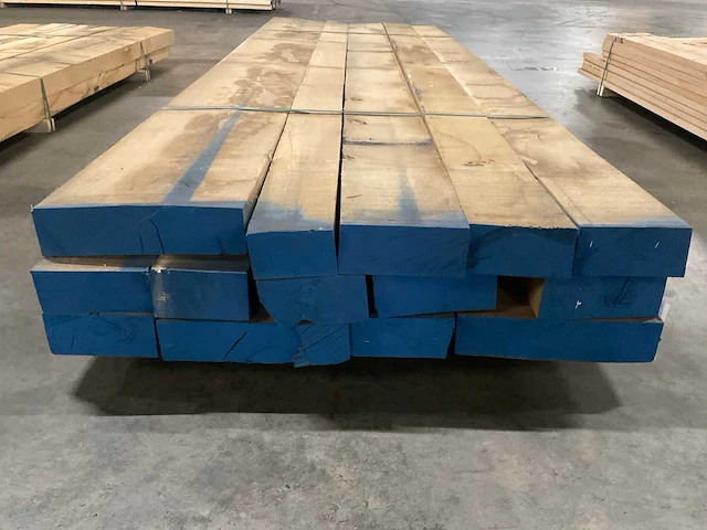 Europees eiken balken 80 mm ca. 0,746 m³ - afbeelding 2 van  5