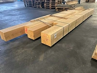 Europees eiken balken geschaafd 220x220 mm en 250x250 mm (5x) - afbeelding 1 van  5