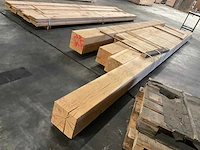 Europees eiken balken geschaafd 220x220 mm en 250x250 mm (5x) - afbeelding 3 van  5