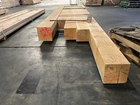 Europees eiken balken geschaafd 220x220 mm en 250x250 mm (5x) - afbeelding 4 van  5