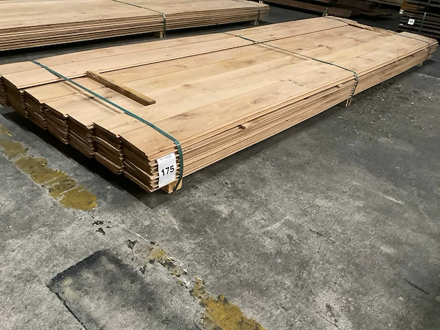 Europees eiken planchetten 15x140 mm (61x) - afbeelding 1 van  6