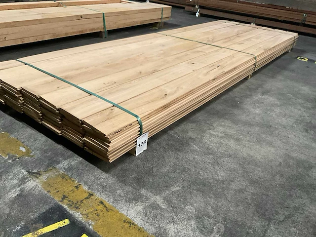 Europees eiken planchetten 15x140 mm (63x) - afbeelding 1 van  6