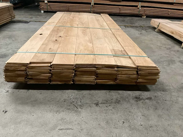 Europees eiken planchetten 15x140 mm (69x) - afbeelding 2 van  6