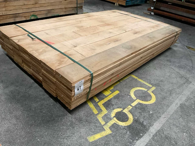 Europees eiken planken 20x150 mm ca. 0,378 m³ (70x) - afbeelding 1 van  5