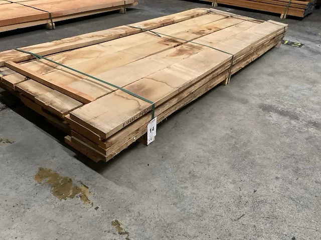 Europees eiken planken 25x190 mm (27x) - afbeelding 1 van  5