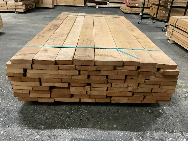 Europees eiken planken 27 mm ca. 0,496 m³ - afbeelding 4 van  5