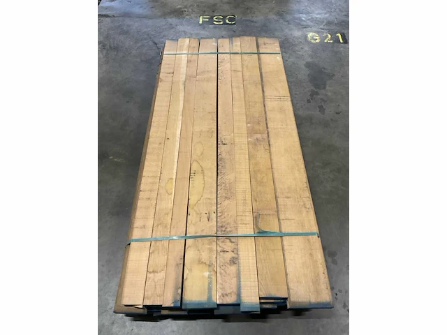 Europees eiken planken 40 mm ca. 0,328 m³ - afbeelding 5 van  5