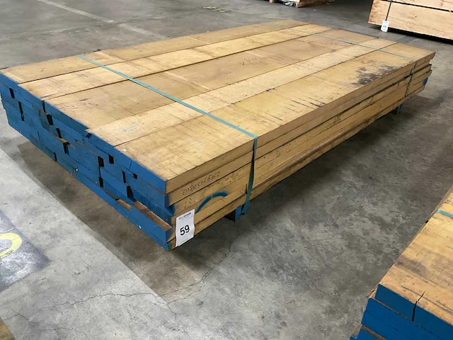 Europees eiken planken 40 mm ca. 0,582 m³ - afbeelding 1 van  5