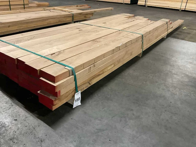 Europees eiken planken 40 mm geschaafd ca. 0,458 m³ - afbeelding 1 van  5