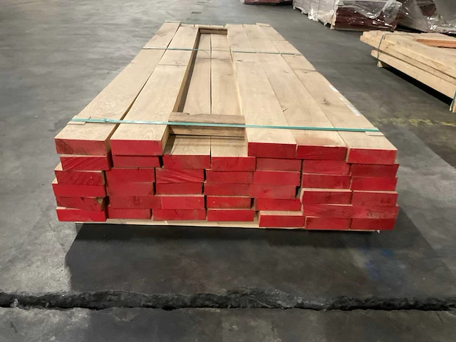 Europees eiken planken 40 mm geschaafd ca. 0,463 m³ - afbeelding 2 van  5