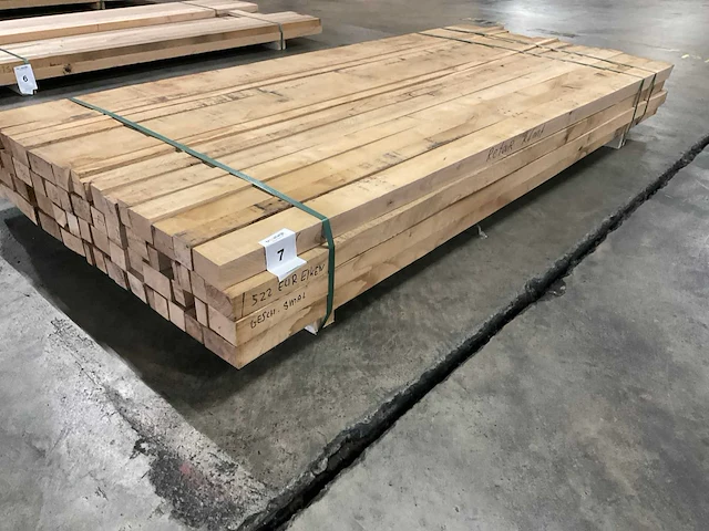 Europees eiken planken 50 mm ca. 0,462 m³ - afbeelding 1 van  5