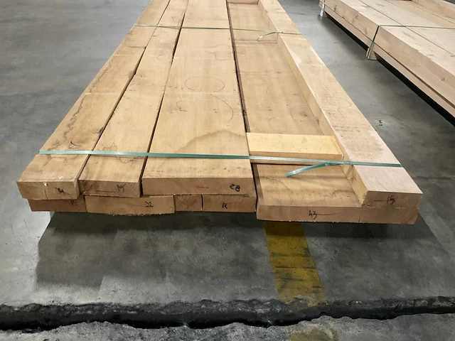 Europees eiken planken 52 mm ca. 0,240 m³ - afbeelding 4 van  5