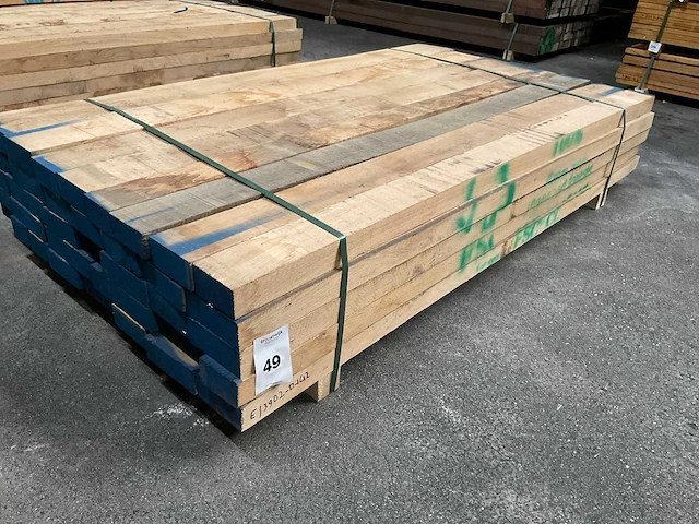 Europees eiken planken 52 mm ca. 0,268 m³ - afbeelding 1 van  5