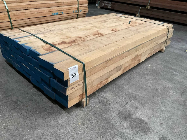 Europees eiken planken 52 mm ca. 0,272 m³ - afbeelding 1 van  5