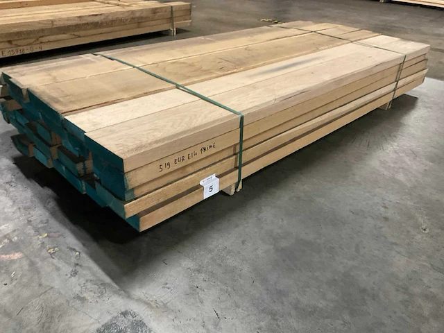 Europees eiken planken 52 mm ca. 0,572 m³ - afbeelding 1 van  5
