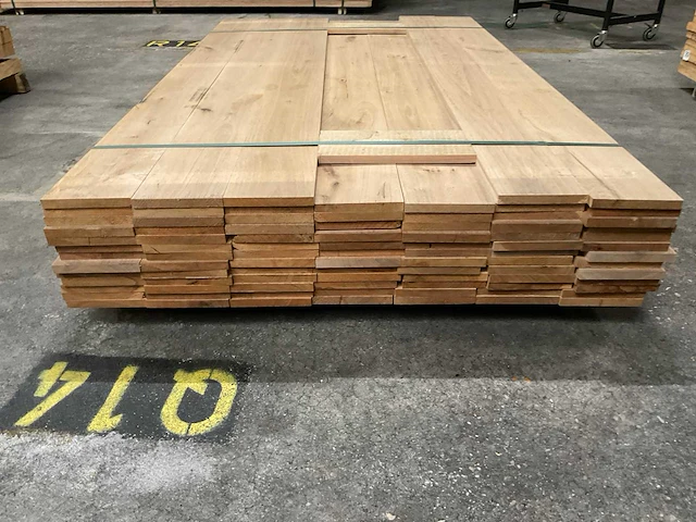 Europees eiken planken geschaafd 18x155 mm (89x) - afbeelding 4 van  5