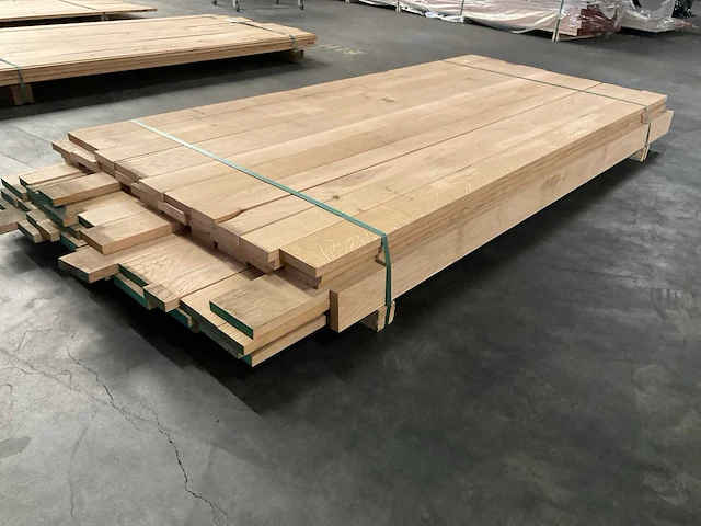 Europees eiken planken geschaafd 20 mm ca. 0,350 m³ - afbeelding 3 van  5