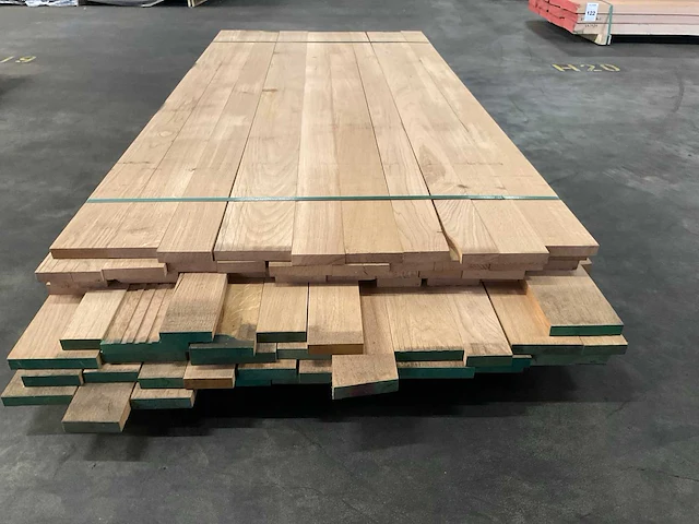 Europees eiken planken geschaafd 20 mm ca. 0,350 m³ - afbeelding 4 van  5