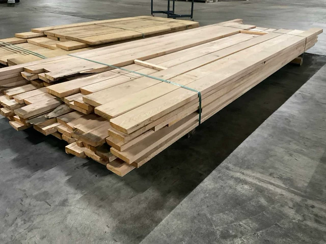 Europees eiken planken geschaafd 20 mm ca. 0,410 m³ - afbeelding 3 van  5