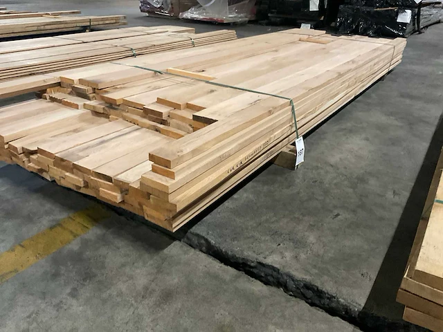Europees eiken planken geschaafd 20 mm ca. 0,410 m³ - afbeelding 1 van  5