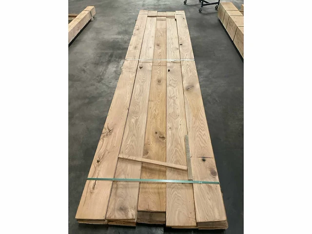 Europees eiken planken geschaafd 20x180 mm (26x) - afbeelding 5 van  5