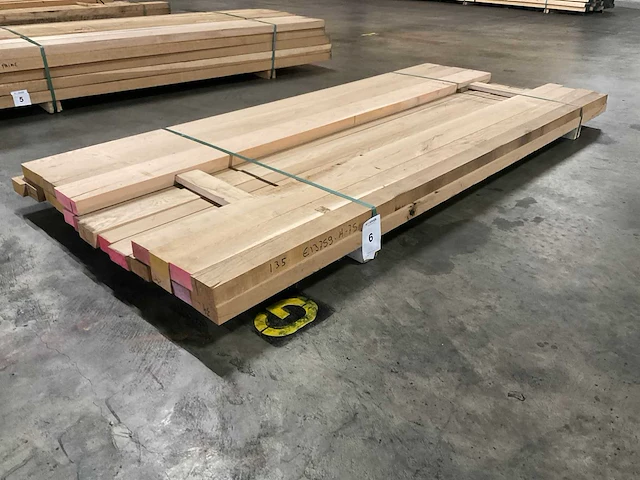 Europees eiken planken geschaafd 42 mm ca. 0,206 m³ - afbeelding 1 van  5